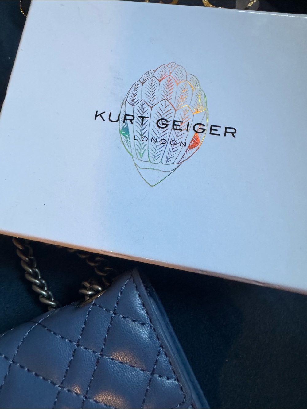 Kurt Geiger Quilted Micro Brixton  Crossbody - Picture 5 of 5